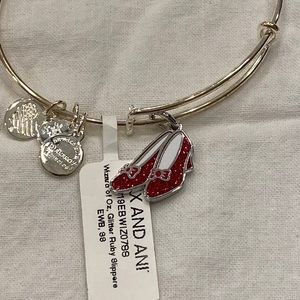 Wizard of Oz™ Glitter Ruby Slippers Bangle